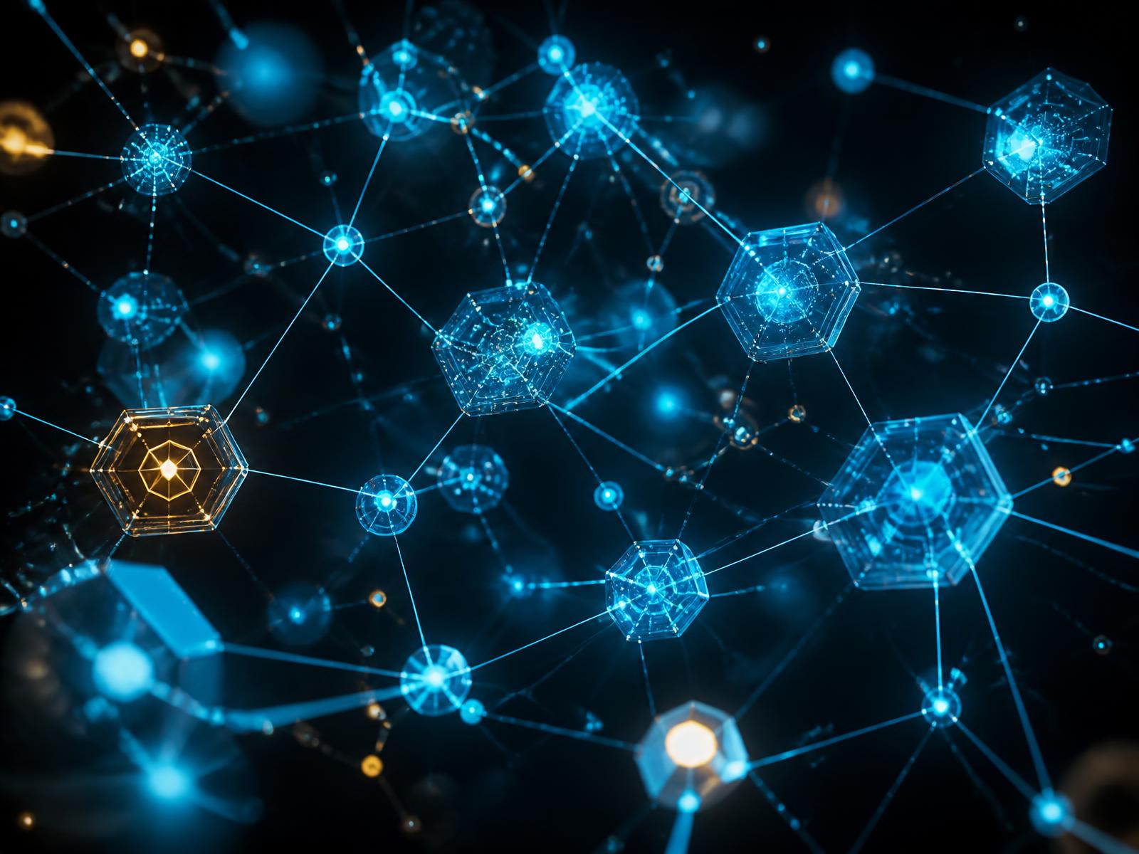 Interconnected content atoms on the LettsCore blockchain