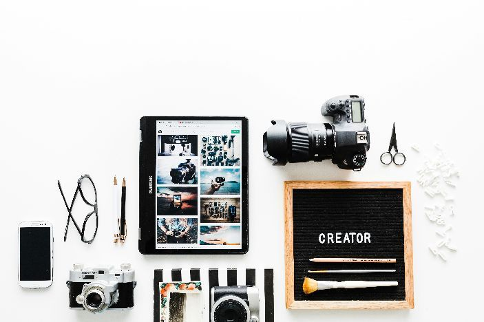 Creative Photography Workspace