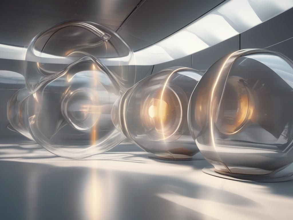 ) "Cosmic Symphony: The Art of Light and Shape"
(